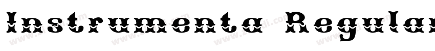 Instrumenta Regular字体转换